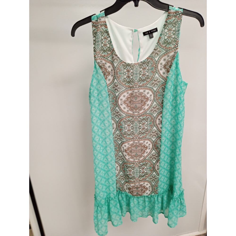 AS U WISH Lightweight Spring Summer Dress Sz XL